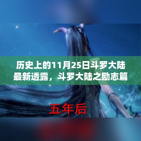 斗罗大陆励志篇章揭秘，历史变迁与自我超越启示的探寻之旅（11月25日特别篇）