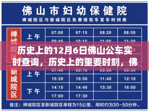 历史上的重要时刻，佛山公车实时查询系统的诞生与发展回顾